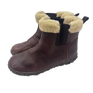 Paul Brodie Boots Chelsea Pull On‎ Leather Women's Size 10 Brown